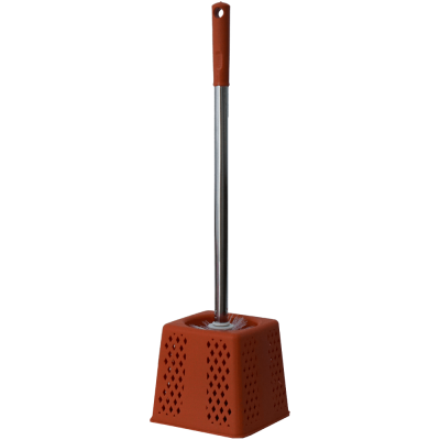 Set toaleta cu perie si maner metalic 47 cm Adison